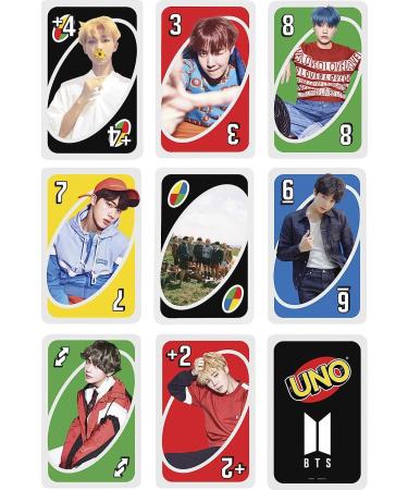 Giant UNO BTS Card Game - 108 Cards inspired by BTS Superstars | Perfect Gift for Boys and Girls Ages 7 & Up - Buy Online on GoSupps.com
