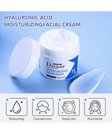 Moisturizing Cream - Hyaluronic Acid Facial Cream For Dry To Very Dry Skin - Face Moisturiser With Vitamin E For Sensitive Skin Soothing Moisturiser - Buy Online on GoSupps.com