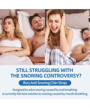 Adjustable CPAP Chin Strap for Snoring Relief | Breathable Anti-Snoring Solution for Men & Women - Buy Online on GoSupps.com