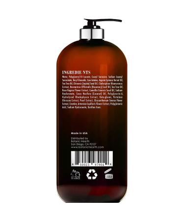 BOTANIC HEARTH Tea Tree Body Wash with British Rose Extract - 16 fl oz | For Nails, Athlete's Foot, Ringworm, Jock Itch, Acne, Eczema, Body Odor | Soothes Itching, Promotes Healthy Skin & Feet - Buy Online on GoSupps.com