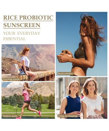 2PCS Relief Sun Organic sunscreen SPF50 Korean Skin Care Solution for All Skin Types ++++PA++++ Rice and Probiotics 50ml Nourishing Skin Protection and UV Defens - Buy Online on GoSupps.com