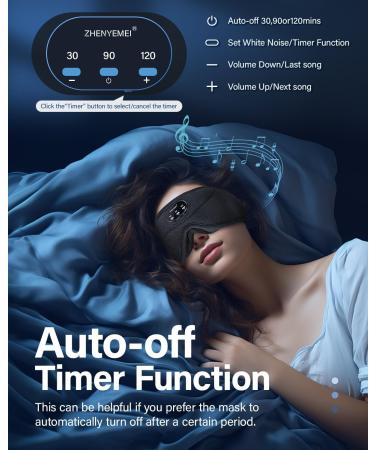 Bluetooth Sleep Headphones & White Noise Mask | 3D Eye Mask | 38 Soothing Sounds | 16hrs Playtime | Light Blocking | Auto-Off Timer | Ideal for Travel & Sleep - Buy Online on GoSupps.com
