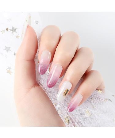 Purple Nail Varnish Sets - Pink Nail Polish Set - Quick Dry & Long Lasting Pink Glitter Nail Polish - Oil-Based Formula Nail Polish Gift Set with Top Coat No UV Need - Buy Online on GoSupps.com