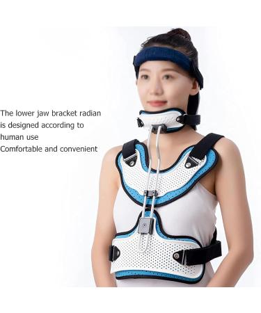 Uziah Neck Breast Orthosis | Adjustable Head & Neck Chest Support | Cervical Vortex Rehabilitation Device for Adults - Buy Online on GoSupps.com
