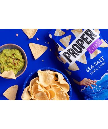 PROPER CHIPS Lot de 8 sachets de chips de sel de mer v g taliens sans gluten 85 g Sel de mer 85 g (Lot de 8) - Buy Online on GoSupps.com