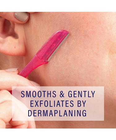 Buy Touch-Up Dermaplaning Tool Set | 3ct Precision Face & Eyebrow Razors for Women - Smooth Skin & Easy Grooming - Buy Online on GoSupps.com