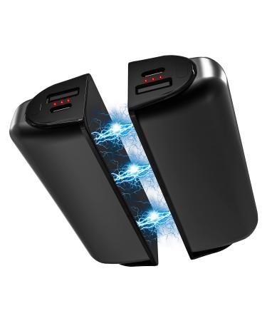 INNOPAW Hand Warmers Rechargeable,10000mAh Split-Magnetic 2 Pack,Electric Reusable Hand Warmers Power Bank Portable Charger,3 Levels,Outdoor in Winter Black