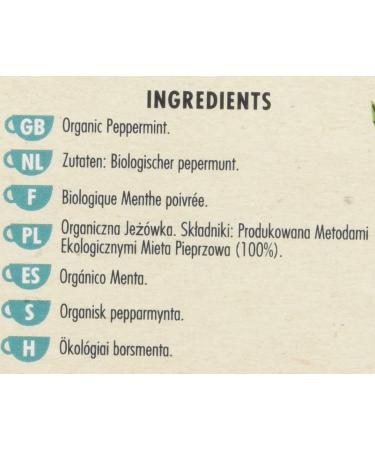 Heath & Heather Organic Peppermint Teabags Individually Wrapped Caffeine Free Herbal Tea Infusions 6 Packs of 20 (120 Tea Bags) - Buy Online on GoSupps.com