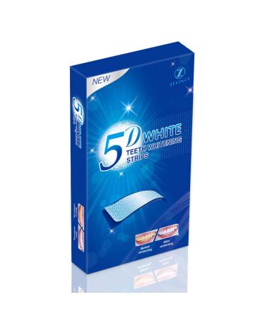 Teeth Whitening Strips for Teeth Sensitive - 14 Sets and 28 Strips for Tooth White  Dental Teeth Whitener Kit for Removing Coffee  Smoking  Tobacco  and Other Stains