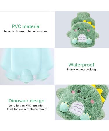 Buy Cisixin Dino Hot Water Bottle 400ml - Cozy Plush Cover for Children & Adults | Best International Shipping - Buy Online on GoSupps.com
