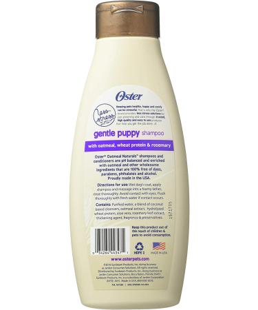 Oster Oatmeal Essentials 18-Ounce Puppy Shampoo - Gentle Formula - Buy Online on GoSupps.com