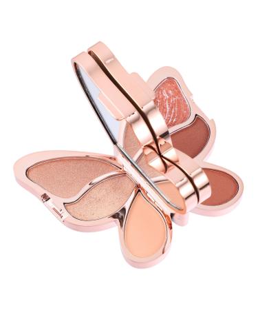 POPETPOP 1pc Eyeshadow Palette Shimmer Eyeshadow Portable Eyeshadow Plate Eye Shadow Plate Girl Mousse 1 count (Pack of 1) As Shown 1