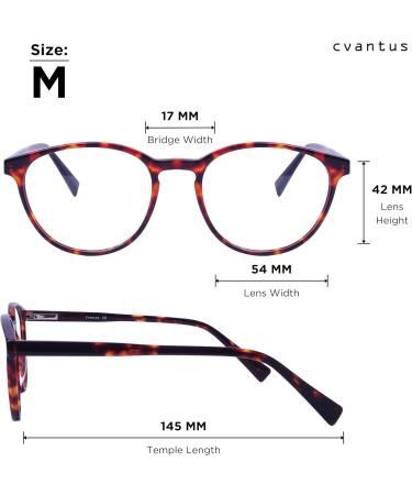 Cvantus Blue Light Blocking Glasses for Men & Women | Tortoise Round Design Glare-Free SOEC 101 C2 - Shop Now! - Buy Online on GoSupps.com
