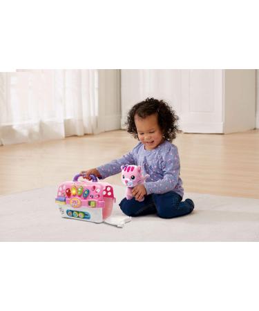 VTech Cosy Kitten Carrier Interactive Baby Activity Center | Educational Musical Toy | Pink, 9 months - 3 years - Buy Online on GoSupps.com