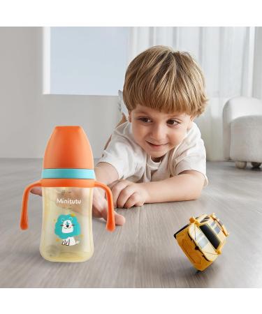 nohlerlife Sippy Cup for Baby Months 6+ Non Spill Cup for Toddlers Baby Straw Cup with Handles Leak-Proof Soft Spout Cup with 3 Types Silicone Spouts BPA Free - 8 Oz - Buy Online on GoSupps.com