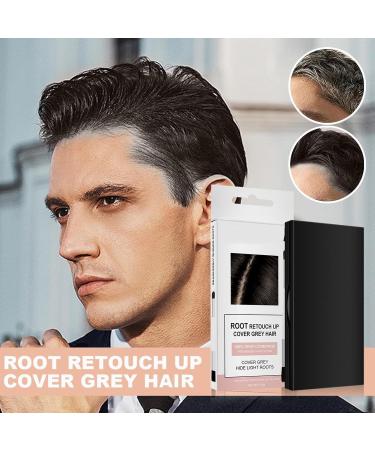 Mimoqk Hair Root Powder 65 g Bald Concealer Hair Filaments Cover Up Use Scalp Solution Instant Fuller Thicker Look Gray Cover for Men Women Multicolored Dark Brown - Buy Online on GoSupps.com
