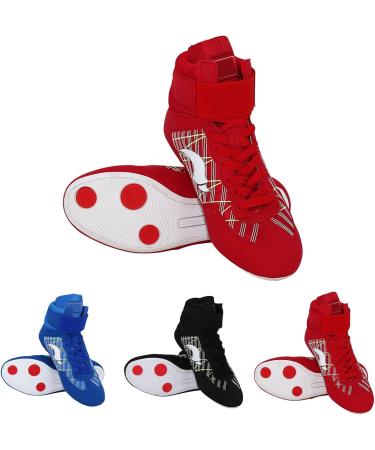 Unisex Boxing Shoes | Breathable & Non-Slip Martial Arts Footwear | Sizes 30-46 | Available in 3 Colors - Buy Online on GoSupps.com