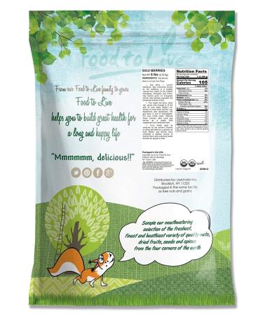 6 lbs Goji Berries | Non-GMO, Sun-Dried & Juicy | High in Iron, Vitamins A & C | Vegan Fruit Snack for Baking, Tea, Smoothie & Yogurt | Bulk Pack of 1 - Buy Online on GoSupps.com