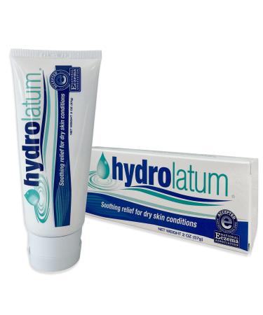 Hydrolatum Dry Skin Cream - For Eczema Prone Skin and Other Dry Skin Conditions - Eczema Lotion Psoriasis Cream Flare-Up Treatment Cream - Non-Greasy and Fragrance-Free Eczema Cream (2oz) 2 Ounce (Pack of 1)