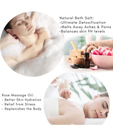 Foot Spa Kit: Epsom Salt Bath Salts Gift Set with Lemon Essential Oil - 3 *10.6oz Relaxing Foot Soak & Moisturizing Foot Lotion for Women - Perfect Gift Idea - Buy Online on GoSupps.com