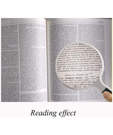 Glass with Light HD Handheld Glass High 20X Old Reading Children's Students 2X 4X 25x Lightweight Handheld Glass Made in China - Buy Online on GoSupps.com