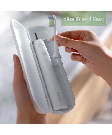 Philips Sonicare DiamondClean 2-Pack Bundle - Rechargeable Electric Toothbrush with Pressure Sensor and Travel Case- White - Buy Online on GoSupps.com
