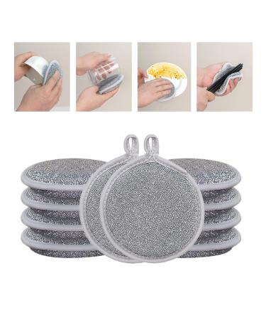 Multipurpose Wire Dishwashing Rags Non Scratch Wire Dishcloth Rag Kitchen Dish Cleaning Rags for Washing Dishes Kitchen Sinks Household Cleaning 10PCS