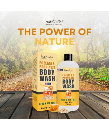Eczema Body Wash All Natural Eczema Soap, Dermatitis, Psoriasis Treatment for Dry Itchy Sensitive Skin Relief Gentle Detoxifying, Healing, Anti-Itch, Oatmeal Goat Milk Bath Wash for Kids, & Adults - Buy Online on GoSupps.com