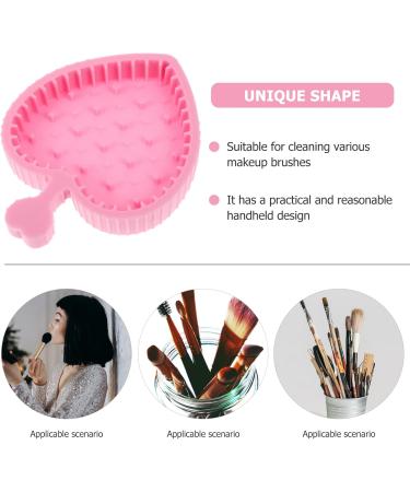 MAGICLULU Makeup Brush Cleaning Pad Makeup Gadgets Silicone Makeup Tool Cleaner Makeup Brush Cleanser Dryer Cleaning Brush Silicone Makeup Mat Silica Gel Scrubber Pink Make up 12x9cm Pink - Buy Online on GoSupps.com
