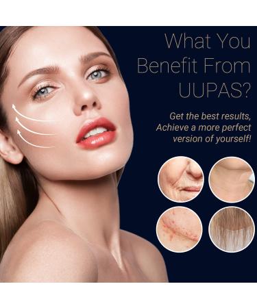 UUPAS 6 in 1 Portable High Frequency Facial Wand with 6 Blue Glass Tubes - Facial Skin Machine for Face, Eyes, and Body - Buy Online on GoSupps.com