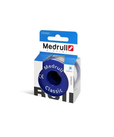 Medrull fixing patch classic 5 m x 2 cm tape tape from wound bandages booklet pavement white roll in the cardboard classic booklet 5m x 2cm 1 roll