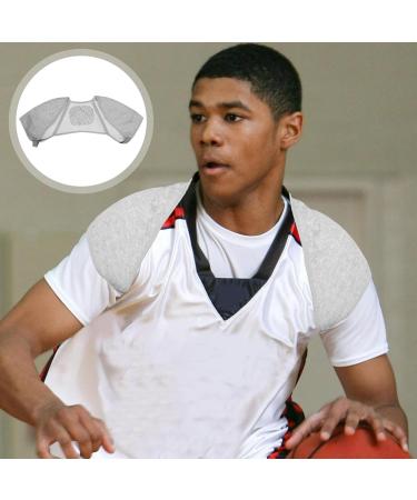 TOKIDNY Shoulder Protector Double Shoulder Brace Sleep Shoulder Sleeve Warm Shoulder Strap Grey Spandex - Buy Online on GoSupps.com