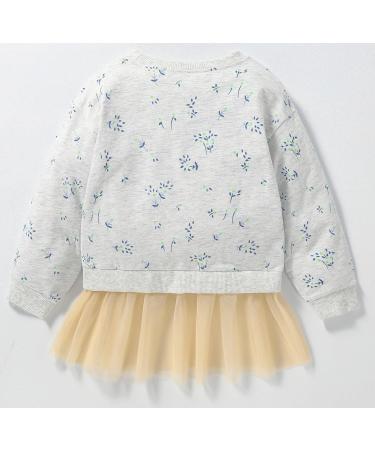 Girls Unicorn Sweatshirt - Long Sleeve Cotton Top for Toddlers (4-5 Years) | Casual Jumper for Kids Age 1-12 | Stylish Girl T-Shirt - Toddler Clothes - Buy Online on GoSupps.com