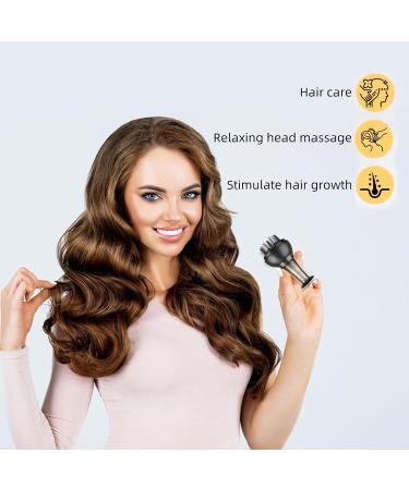 Rickmask Scalp Massage Brush - 2-in-1 Head Massager & Hair Treatment Applicator for Essential Oils & Serums | International Shipping Available - Buy Online on GoSupps.com