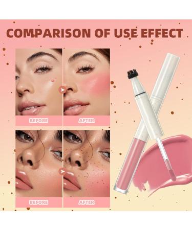 Stylo Faux Rousseurs - Double Embout Tampon Faux Rousseur - Outil Double Fonction Estampage De Pr cision Pour Voyage Maison F tes Amis Famille Passionn s - Buy Online on GoSupps.com