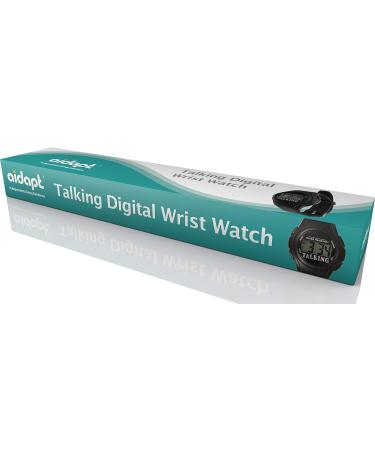 Aidapt Talking Waterproof Watch for Visually Impaired - Large Digits, Clear Voice, Daily Alarm - Buy Online on GoSupps.com