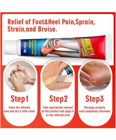 Cr me Soulagement de la Douleur au Pied Pommade Apaisante pour Talons Cr me pour les Pieds Apaisante pour les Douleurs Musculaires Heel Pain Ointment 1PC - Buy Online on GoSupps.com