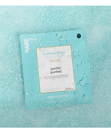 Carbone Glac Purifying Facial Mask | Revitalizing Carbon Black Sheet Mask with Hamamelis & Mallow | Made in France - 1 Sheet - Buy Online on GoSupps.com