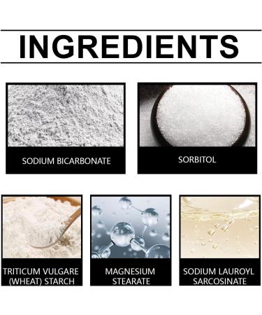 Deep Cleansing Teeth Powder for Natural Stain Removal - Enriched with Sodium Bicarbonate & Sorbitol Gently Polishes and Refreshes Breath Daily Dental Care for a Bright Clean Smile 1oz - Buy Online on GoSupps.com