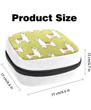 GIAPB Sanitary Napkin Storage Bag - Alpaca Print Period Tampon Makeup Pad Pouch - Buy Online on GoSupps.com