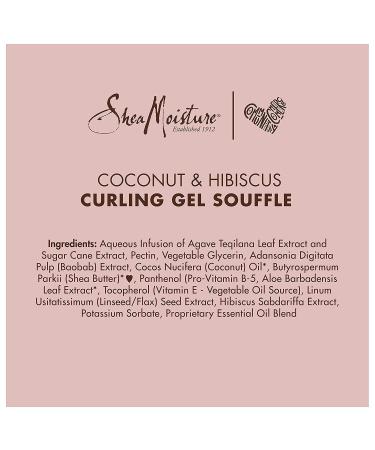 Buy Curl Gel Souffle with Coconut & Hibiscus - 340 gm | International Shipping Available - Buy Online on GoSupps.com