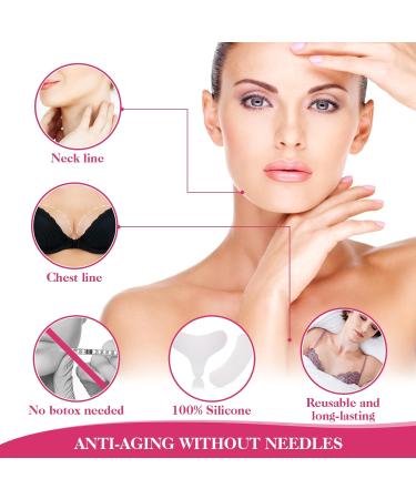 Neck & Chest Wrinkle Pads - Anti-Aging Silicone Patches for Firming & Tightening | Reusable Overnight Skincare Solution - Buy Online on GoSupps.com