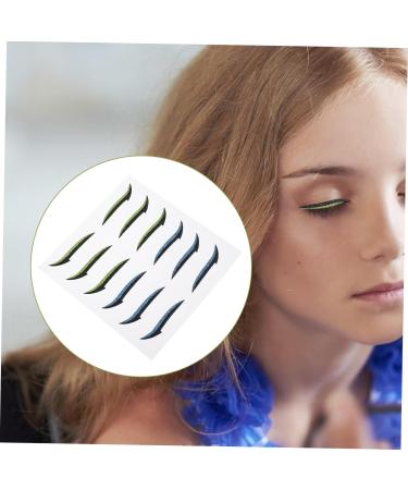 minkissy 12 Pairs Glitter Eyeliner Double Eyelid Stickers Double Eyelid Tapes Eye Makeup Stickers Reusable Eyeliner Sticker Women Eyeliner Sticker Eyeliner Decal Tool Miss Flash - Buy Online on GoSupps.com