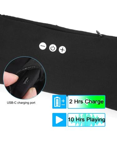 ALASKA BEAR Bluetooth Sleep Headband with HD Stereo Music, Noise Reduction, and Thin Speakers - Black - Buy Online on GoSupps.com