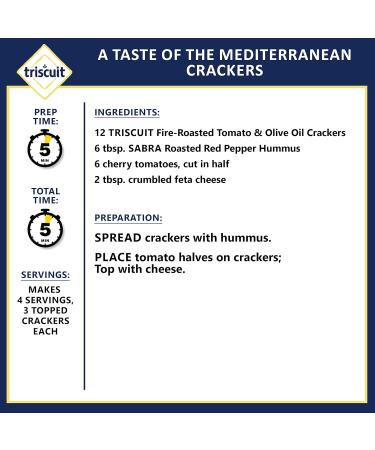 Buy Triscuit Fire Roasted Tomato & Olive Oil Crackers - 8.5oz | International Shipping Available - Buy Online on GoSupps.com