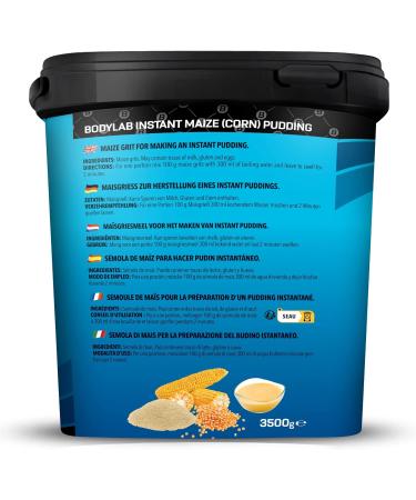 BODYLAB24 Instant Maize Pudding 3.5kg - 100% Corn Semolina 80g Carbs/Serving Additive-Free Energy Boost for Pre/Post Workout - Buy Online on GoSupps.com