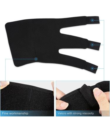 Durable Calf Compression Support Sleeve - 1PC Black Shin Rail for Wrestling & Muscle Support | 56 x 28 cm International Shipping Available - Buy Online on GoSupps.com