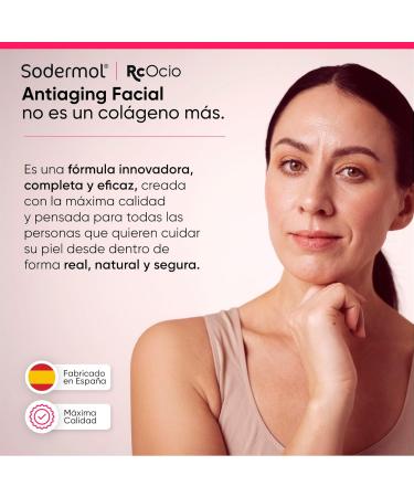  RcOcio RcOcio -Sodermol Anti-aging Face Collagen Verisol Hyaluronic Acid and Coenzyme Q10 - Anti-aging Formula for Firm Hydrated and Luminous Skin - Red Fruit Flavour - 150g - Buy Online on GoSupps.com