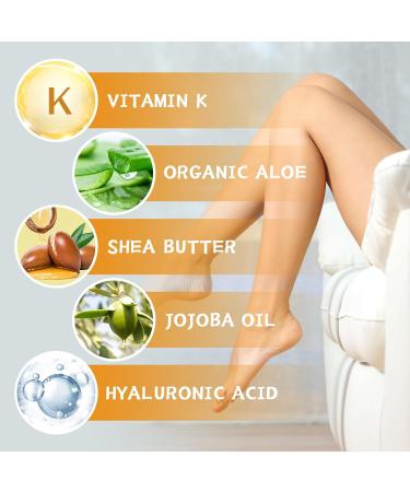 Vitamin K cream miracle varicose veins cream for legs varicose veins relief and restoration cream for legs cream serum for eliminating varicose veins moisturizing and - Buy Online on GoSupps.com