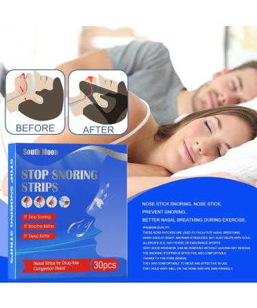 Stop Snoring Instantly with 30PC Nose Stickers - Advanced Anti Snoring Devices for Sleeping - Long-lasting Relief from Nasal Congestion - Buy Online on GoSupps.com